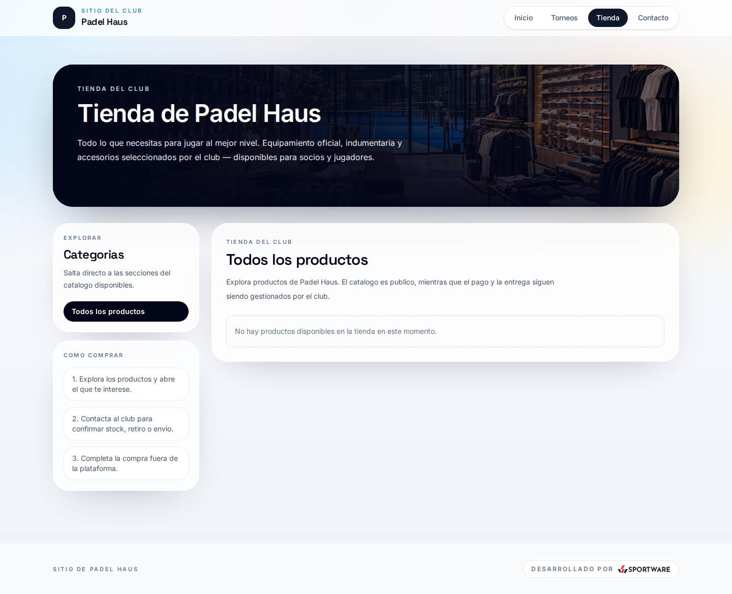 Padel Haus - Tienda